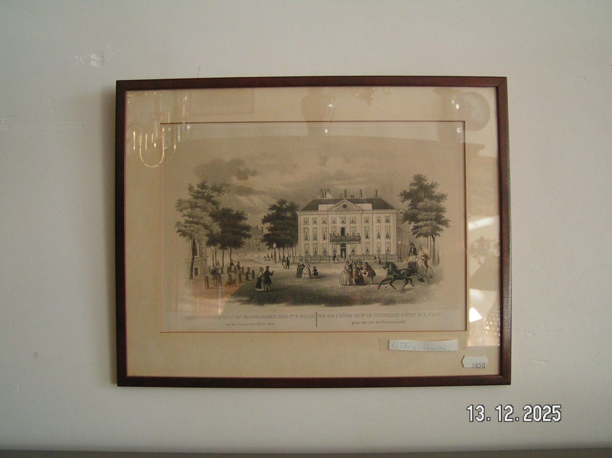 artikelnr. 1602075 Lithogravure van het Tournooiveld Den Haag. prijs €39.50,-
