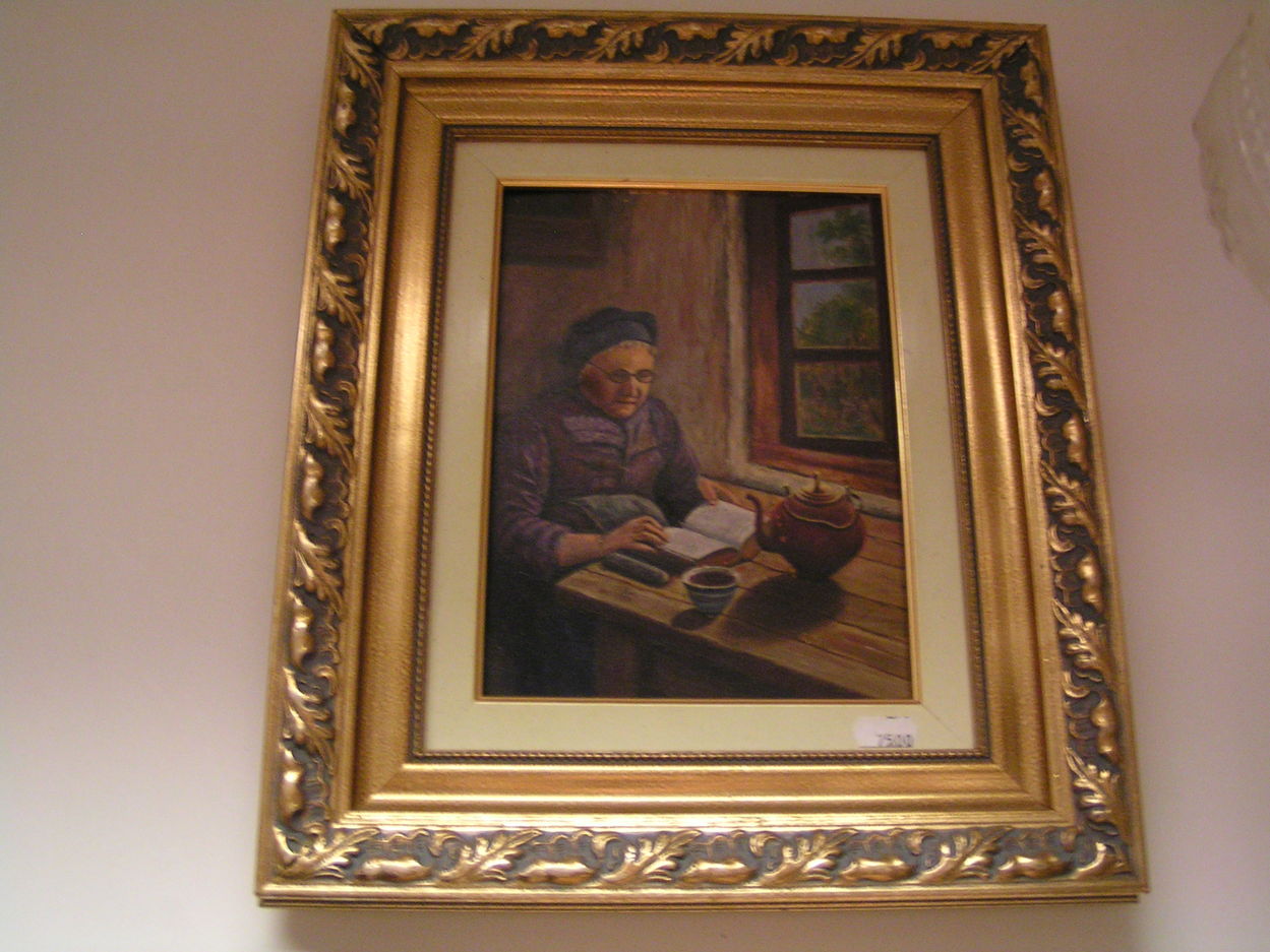Verkocht artikelnr 00233 Oude Boerin leest boek
39 x 33 cm

op paneel geschilderd
Keywords: oude boerin boek